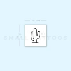 Small Saguaro Cactus Temporary Tattoo (Set Of 3) -Da Vinci Shop image1 st 750px c4eee623 b5a2 4af7 bcc9 0b5113562602