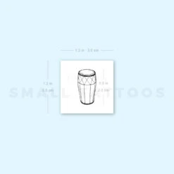 Bongo Drum Temporary Tattoo (Set Of 3) -Da Vinci Shop image1 st 750px c553abe5 a6e7 4c9a b18d 2f8831b86e39