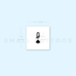 Small Queen Of Spades Temporary Tattoo - Set Of 3 -Da Vinci Shop image1 st 750px c6c3a6f2 279f 43cf 8eb1 6b9b7120c944