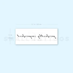 Perfectly Imperfect Temporary Tattoo (Set Of 3) -Da Vinci Shop image1 st 750px ca98887e 4dcb 4475 855a 205208b79f9f