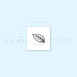 Mint Leaf Temporary Tattoo (Set Of 3) -Da Vinci Shop image1 st 750px cc719c99 5bca 4141 8175 3ad47b30215f