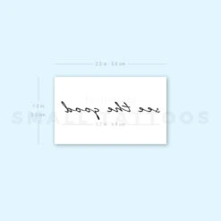 See The Good Temporary Tattoo (Set Of 3) -Da Vinci Shop image1 st 750px d66d0235 8db8 473d 9aba 3a843e551e63