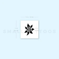 Edelweiss Temporary Tattoo (Set Of 3) -Da Vinci Shop image1 st 750px df1c8b39 f086 40cd 9fc4 86617b55d557