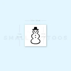 Small Snowman Temporary Tattoo - Set Of 3 -Da Vinci Shop image1 st 750px e39c8c0b bfc8 49d3 ab6d 6109515e52a4