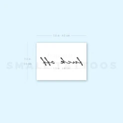 Fuck Off Temporary Tattoo (Set Of 3) -Da Vinci Shop image1 st 750px e8b2699d c42d 4a8a 85ee 29d909713b86