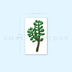 Jade Plant Temporary Tattoo (Set Of 3) -Da Vinci Shop image1 st 750px eb69654c 5ab8 4f70 9a13 2edfb36fd49f