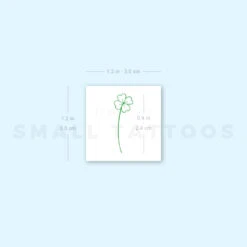 Green Four-Leaf Clover Temporary Tattoo (Set Of 3) -Da Vinci Shop image1 st 750px eb7cb28f 544f 4283 8c9e e357b9f5eec5