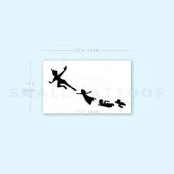 Flying Peter Pan, Wendy, Michael And John Temporary Tattoo (Set Of 3) -Da Vinci Shop image1 st 750px ecf7bc87 6009 4011 a136 d00326bdb468