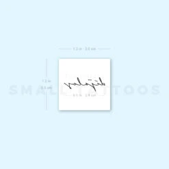 Handwritten Font Déjalos Temporary Tattoo (Set Of 3) -Da Vinci Shop image1 st 750px f0572508 f20b 4d54 8c51 63f6dd41d63e