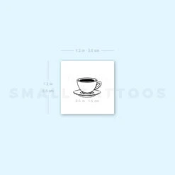 Coffee Cup Temporary Tattoo (Set Of 3) -Da Vinci Shop image1 st 750px f0ddf7c3 fb7e 4d92 befe 4918c053e234