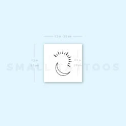Little Sun And Moon Temporary Tattoo (Set Of 3) -Da Vinci Shop image1 st 750px f13bf209 5f40 4b20 b386 2dfcc714b5b2