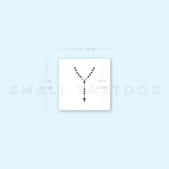 Finger Rosary Temporary Tattoo - Set Of 3 -Da Vinci Shop image1 st 750px f509b6b6 0899 4198 8385 c197d6410992