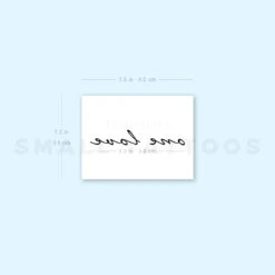 One Love Temporary Tattoo (Set Of 3) -Da Vinci Shop image1 st 750px f60fff04 f9df 496b 8a12 e79797e0fcd8