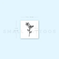Tiny Flowers Temporary Tattoo (Set Of 3) -Da Vinci Shop image1 st 750px fb7a2e92 d0a1 48aa 95c4 7b47c8ab1281