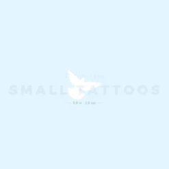 White Dove Temporary Tattoo (Set Of 3)