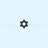 Small Star Of David Temporary Tattoo - Set Of 3
