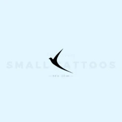 Black Bird Temporary Tattoo (Set Of 3)