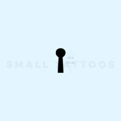 Small Keyhole Temporary Tattoo (Set Of 3)