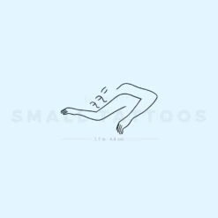 Love To Sleep Temporary Tattoo (Set Of 3)