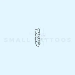 Fusilli Pasta Temporary Tattoo (Set Of 3)