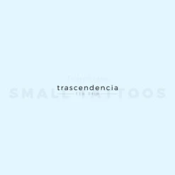 Trascendencia Temporary Tattoo (Set Of 3)