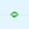 Green Kiss Mark Temporary Tattoo (Set Of 3) -Da Vinci Shop image2 st 750px fc652b52 d8dd 4560 9542 05d29372f14b