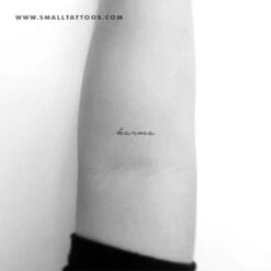 'Karma' Temporary Tattoo (Set Of 3) -Da Vinci Shop karma st temporary tattoo 6d2a4bab 9a5c 4d6c 8423 c12026b3cb2a