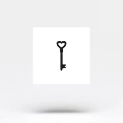 Love Key Temporary Tattoo (Set Of 3) -Da Vinci Shop key temporary tattoo