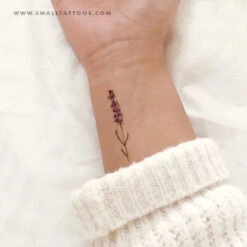 Lavender Temporary Tattoo By Lena Fedchenko (Set Of 3) 11 Lavender Temporary Tattoo By Lena Fedchenko (Set Of 3) -Da Vinci Shop lavender temporary tattoo web 04