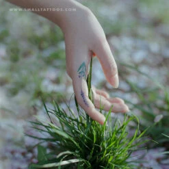 Lavender Temporary Tattoo By Zihee (Set Of 3) -Da Vinci Shop lavender zihee temporary tattoo