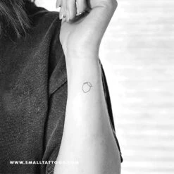Minimalist Lemon Temporary Tattoo (Set Of 3) 8 Minimalist Lemon Temporary Tattoo (Set Of 3) -Da Vinci Shop lemon fine line st tt