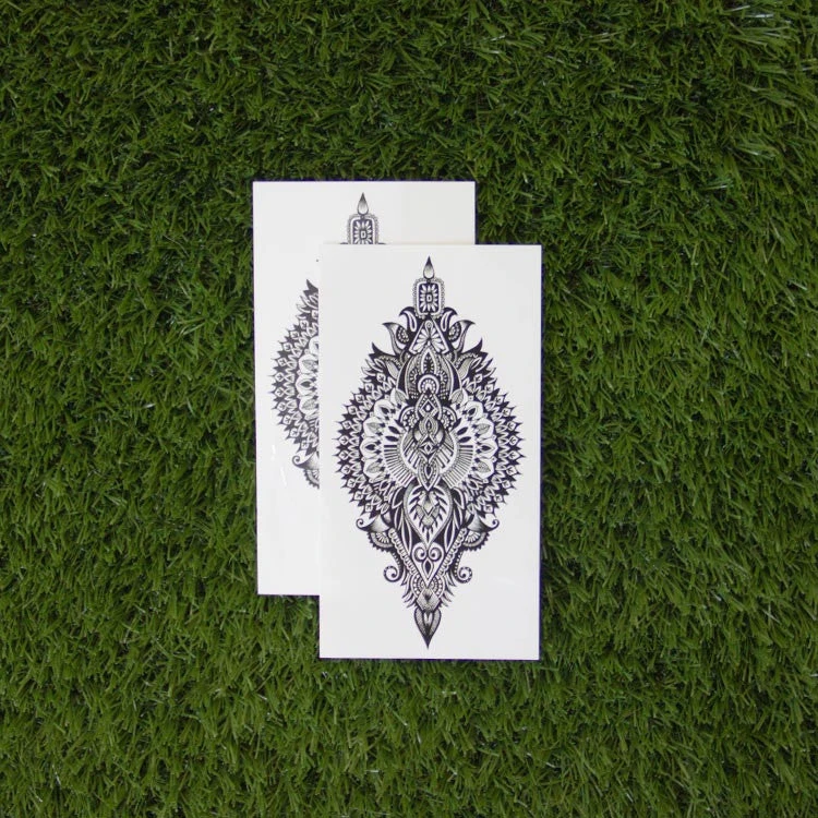 Ornamental Upper Back Temporary Tattoo (Set Of 2) 4 Ornamental Upper Back Temporary Tattoo (Set Of 2) - Image 2