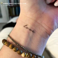 'Love' Temporary Tattoo (Set Of 3) -Da Vinci Shop love temporary tattoo st