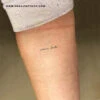 Small Amor Fati Temporary Tattoo (Set Of 3) -Da Vinci Shop lowercase amor fati