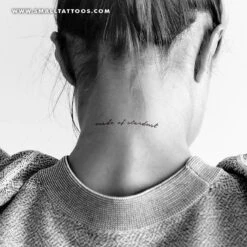 Made Of Stardust Temporary Tattoo (Set Of 3) 7 Made Of Stardust Temporary Tattoo (Set Of 3) -Da Vinci Shop made of stardust little temporary tattoo