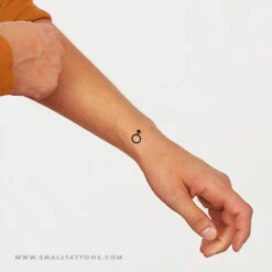 Mars Planetary Symbol Temporary Tattoo (Set Of 3) -Da Vinci Shop mars planet symbol temporary