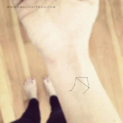 Small Libra Constellation Temporary Tattoo (Set Of 3) -Da Vinci Shop mini libra constellation temporary tattoo
