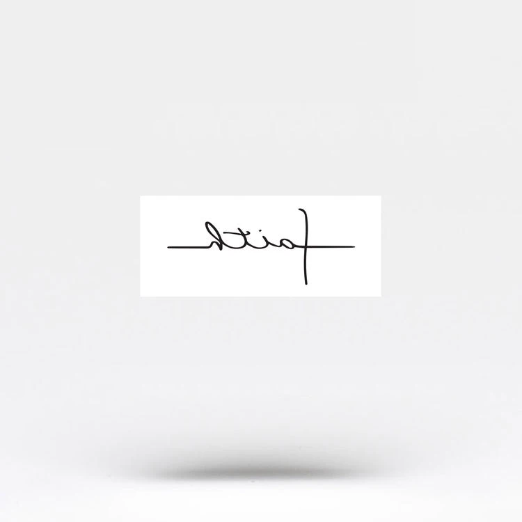Faith Cross Temporary Tattoo (Set Of 3) 5 Faith Cross Temporary Tattoo (Set Of 3) - Image 3
