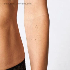 Minimalist Pisces Constellation Temporary Tattoo (Set Of 3) -Da Vinci Shop minimalist pisces constellation