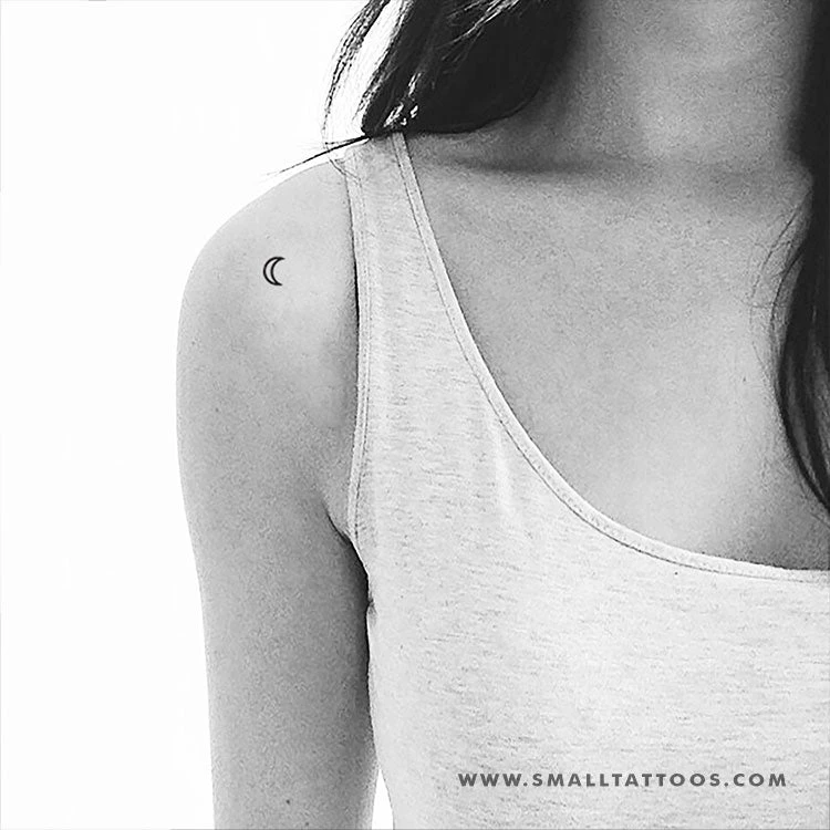 Moon Planetary Symbol Temporary Tattoo (Set Of 3) 6 Moon Planetary Symbol Temporary Tattoo (Set Of 3) - Image 4