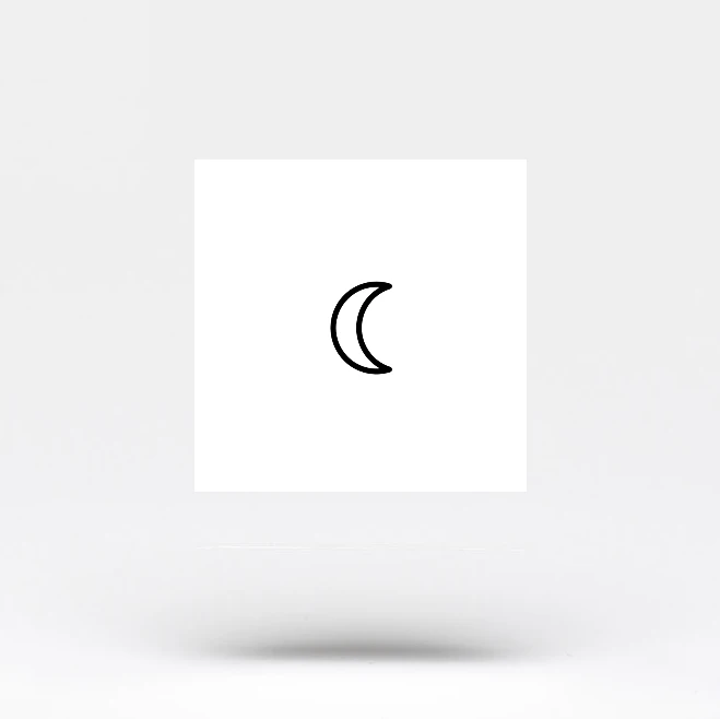 Moon Planetary Symbol Temporary Tattoo (Set Of 3) 7 Moon Planetary Symbol Temporary Tattoo (Set Of 3) - Image 5