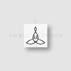 Mother And Two Children Symbol Temporary Tattoo (Set Of 3) -Da Vinci Shop mother children st