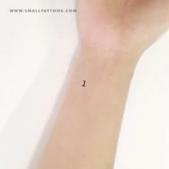 Number 1 Temporary Tattoo (Set Of 3) -Da Vinci Shop number one 1 st temporary tattoo 750