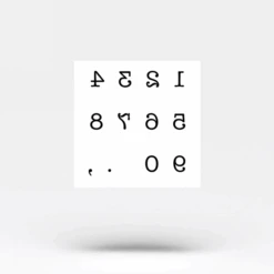 0-9 Number Temporary Tattoo (Set Of 3) -Da Vinci Shop numbers temporary tattoo d94bf687 4ce8 484c ade2 3b5d820145c5