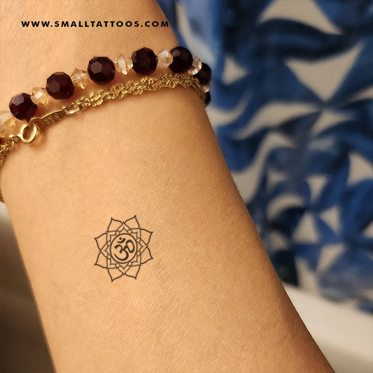 Om Mandala Temporary Tattoo (Set Of 3) 5 Om Mandala Temporary Tattoo (Set Of 3) - Image 3
