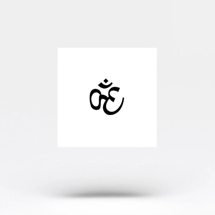 Om Temporary Tattoo (Set Of 3) 4 Om Temporary Tattoo (Set Of 3) - Image 2