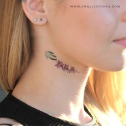 Purple Orchid Temporary Tattoo By Lena Fedchenko (Set Of 3) -Da Vinci Shop orchid temporary tattoo 496de12d f289 4404 9b4c f3772fcb13f4