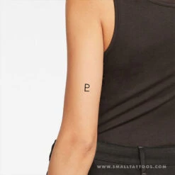 Pluto Planetary Symbol Temporary Tattoo (Set Of 3) -Da Vinci Shop pluto planet symbol temporary tattoo 1