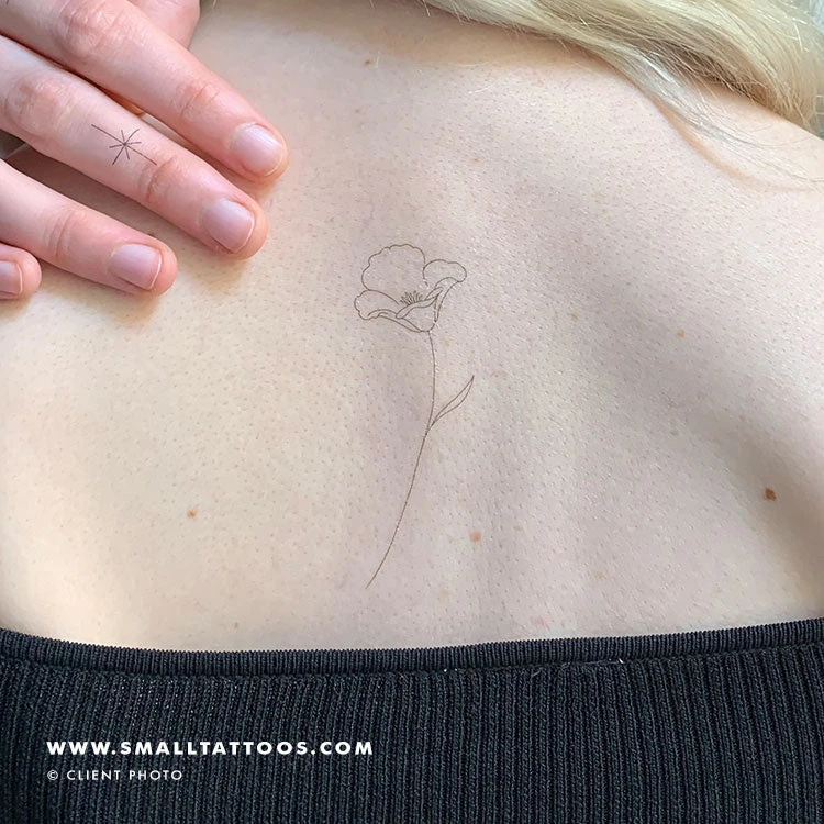 Poppy By Jakenowicz Temporary Tattoo - Set Of 3 8 Poppy By Jakenowicz Temporary Tattoo - Set Of 3 - Image 6