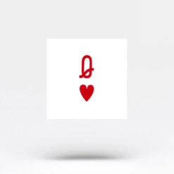 Matching King And Queen Of Hearts Temporary Tattoos (Set Of 3+3) -Da Vinci Shop queen of hearts temporary tattoo ecb27612 9ef9 4610 a602 cc16a8e841ca